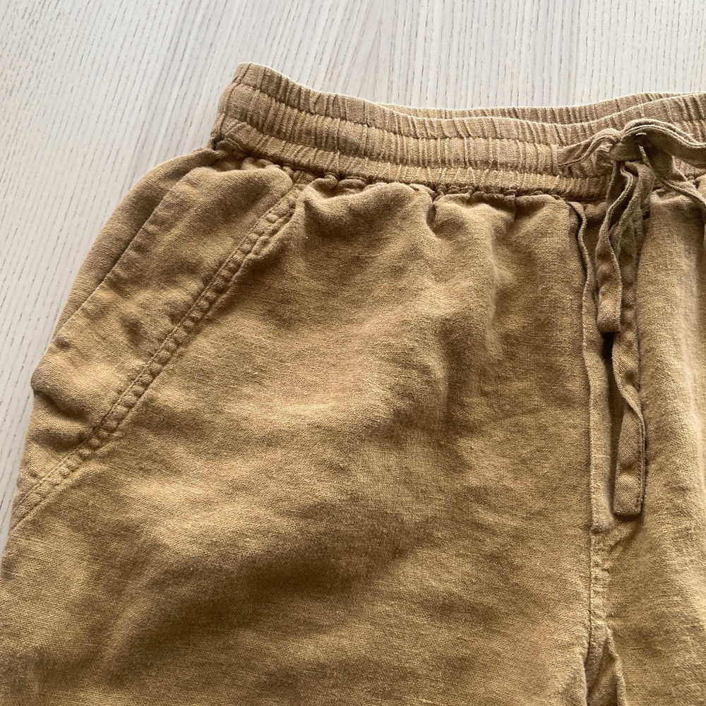Drawstring Linen Pants